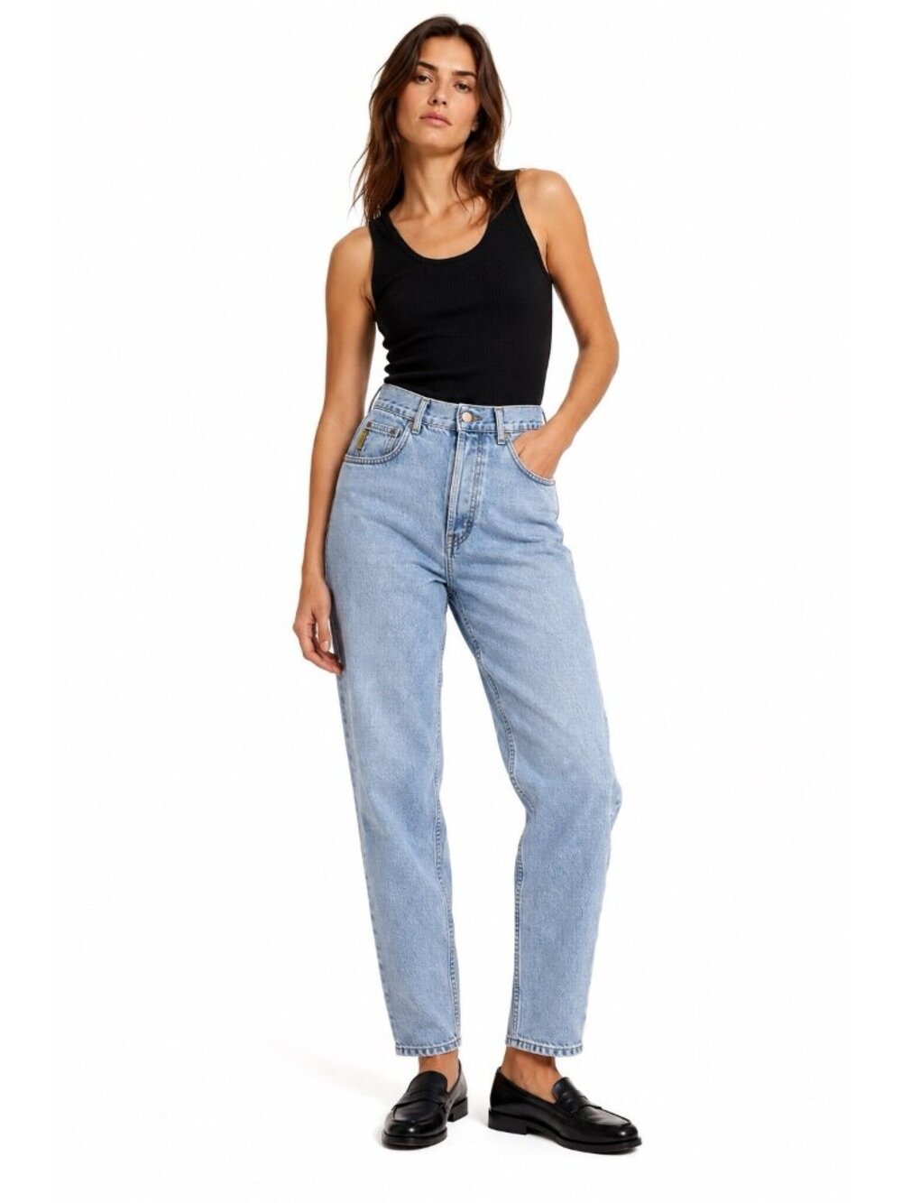 vintage 90s ARMANI EXCHANGE A/x JEANS 30X32 high rise mom fit button fly retro